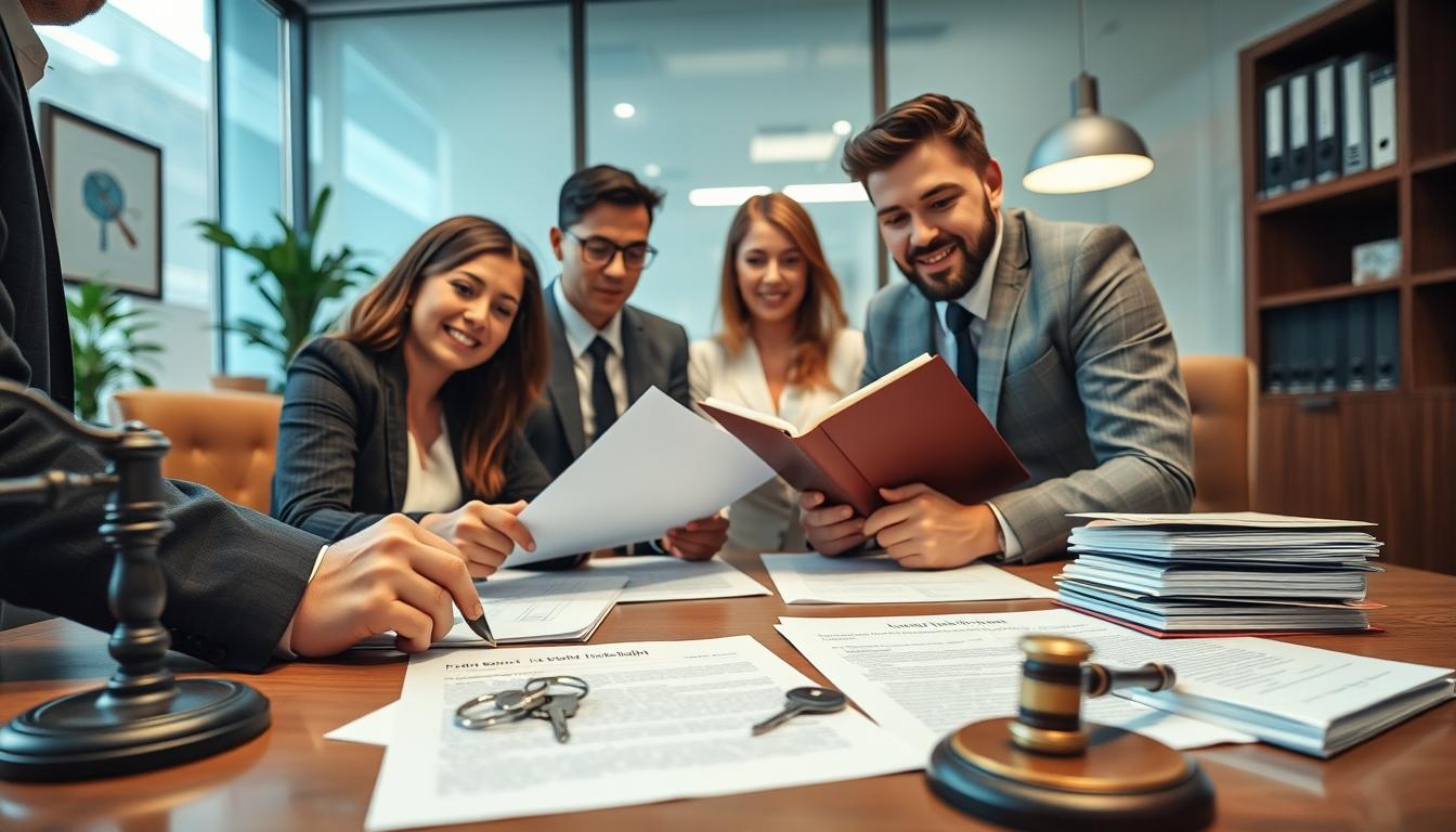 Real estate ownership transfer documents and closing confirmation